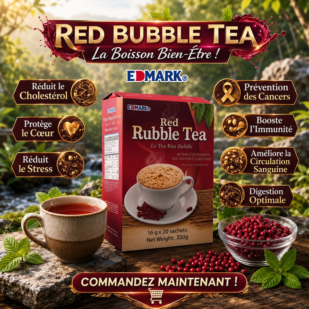RED BUBBLE THEA — 2