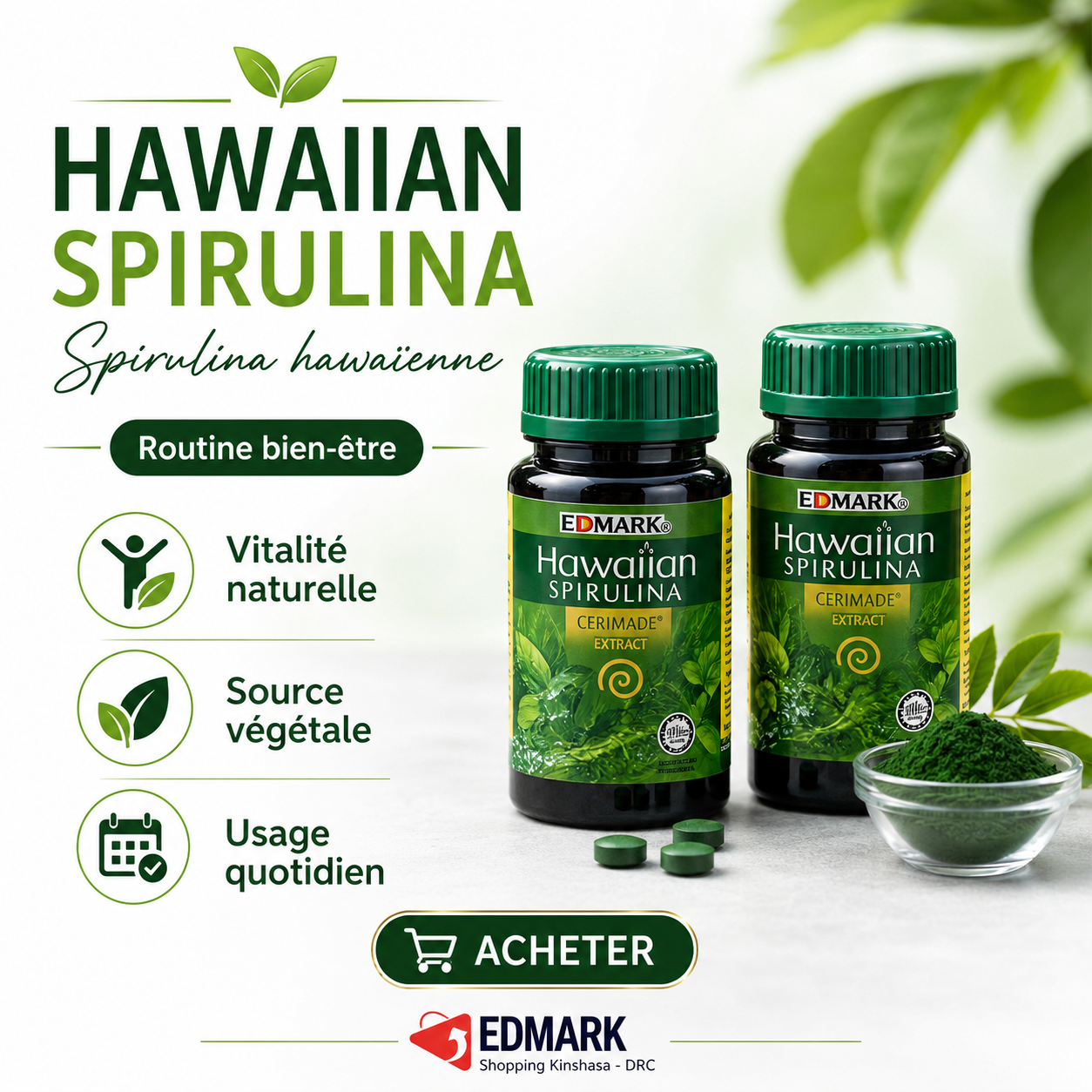 SPIRULINE HAWAÏENNE — 4