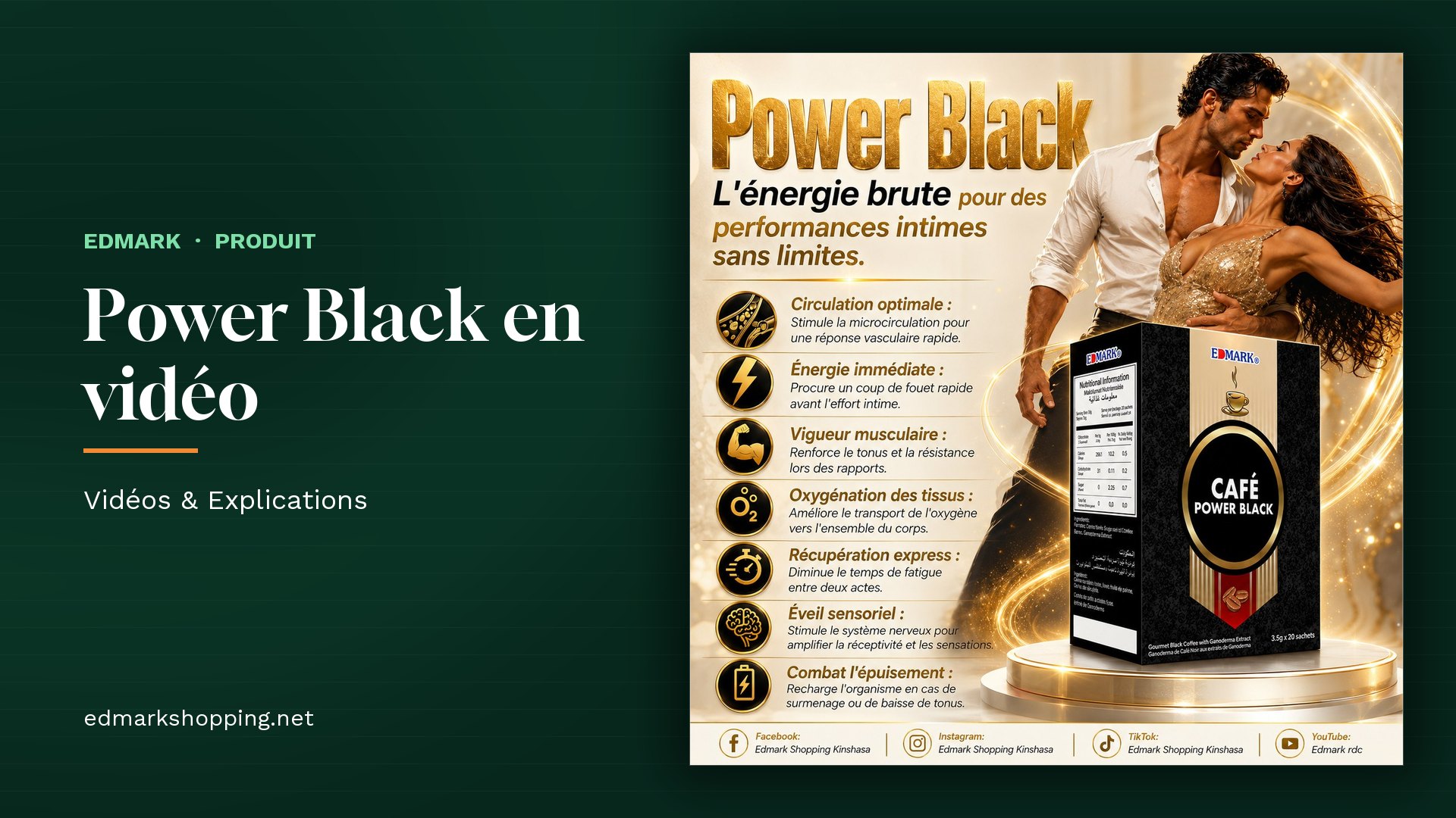 Power Black en vidéo